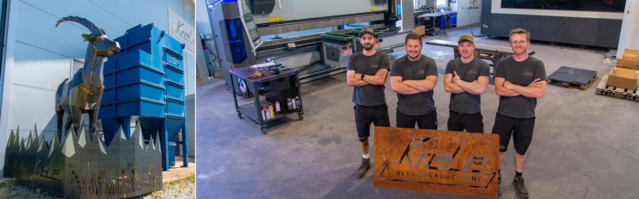 Laser- und Abkant-Duo für anspruchsvolle Metallbearbeitung im Sonderformat