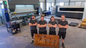 Laser- und Abkant-Duo für anspruchsvolle Metallbearbeitung im Sonderformat