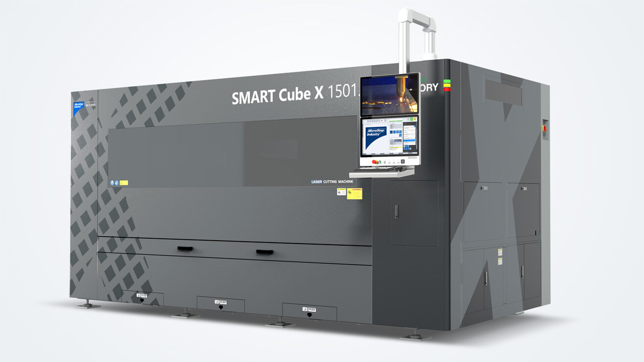 SMART Cube X: Die kompakte Lösung für 2D-Laserschneiden