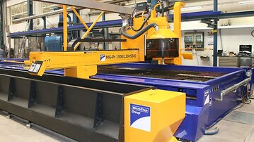 MicroStep-CNC-Plasmaschneidanlage der MG-Baureihe
