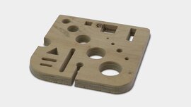 Examples for waterjet cutting