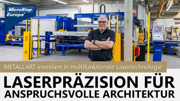 MicroStep MSF Pro im Einsatz: Automatisiertes Laserschneiden für anspruchsvollen Treppenbau
