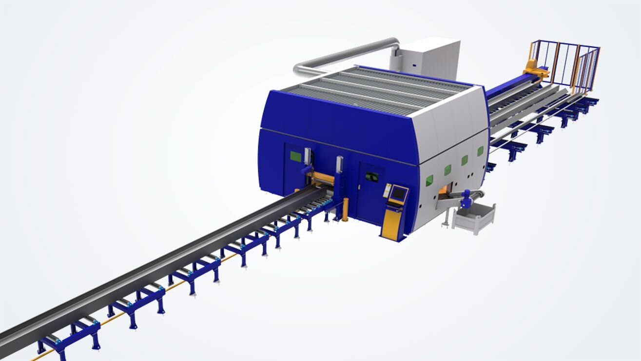 Automatisiertes Handling von  H-, U-und L-Trägern