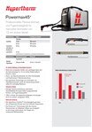 Hypertherm Hand Plasmaschneider Powermax 45
